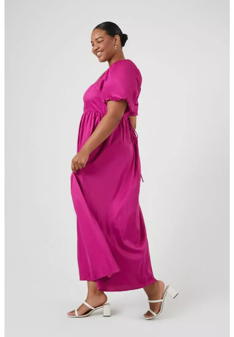 Forever 21 pink maxi dress sales