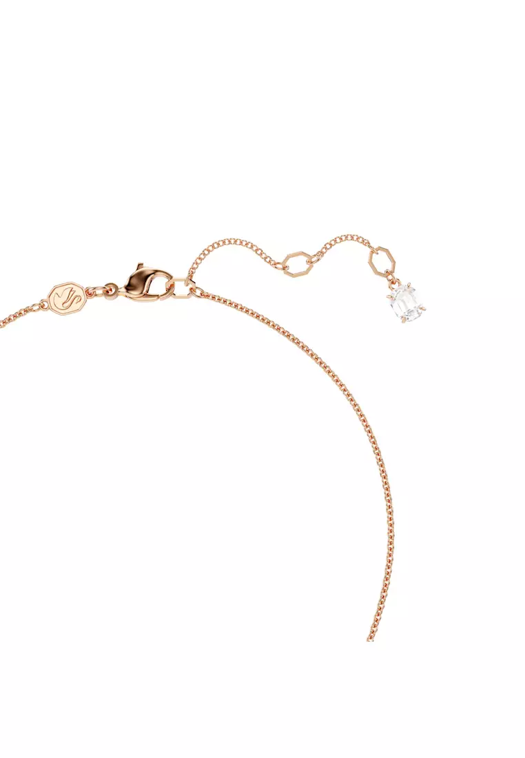 Teddy pendant, Teddy, Black, Rose gold-tone plated