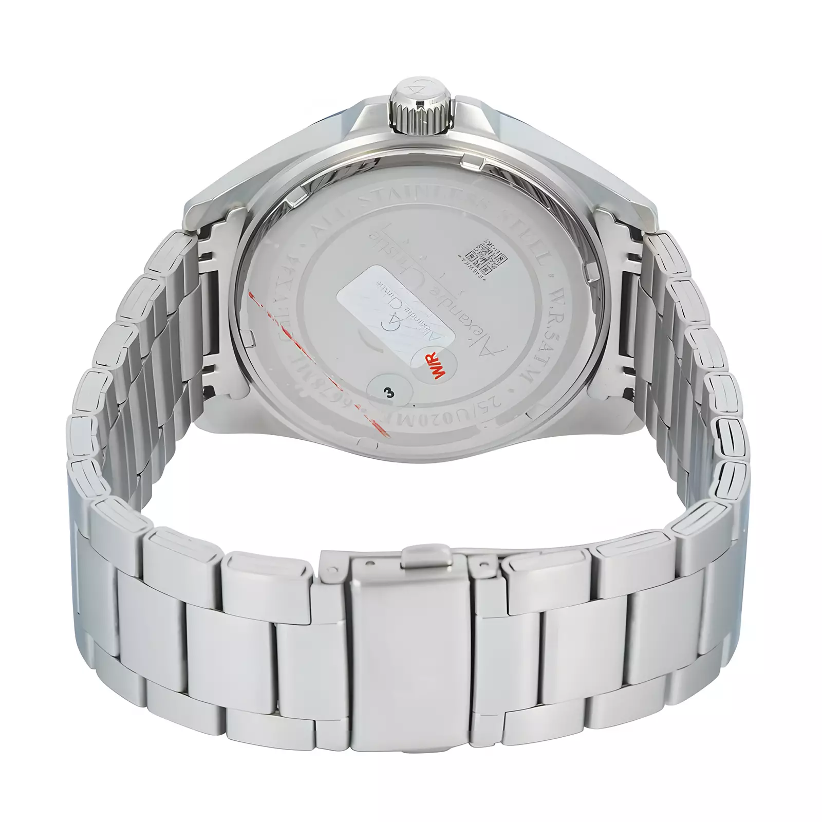 Jam Tangan Analog Pria - Silver Blue - Stainless Steel - 6678 MEBSSBU