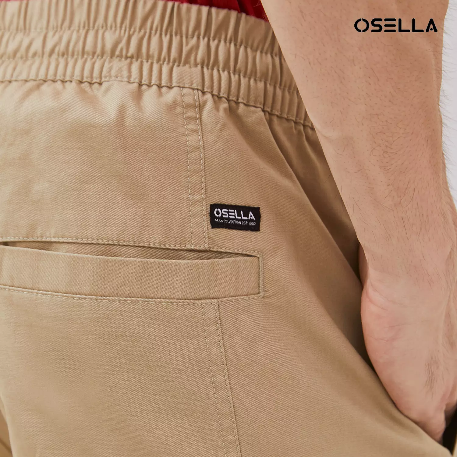 [NEW] Osella Travis Long Cargo Jogger Pants In Khaky 2087400638 | Celana Jogger Panjang Pria
