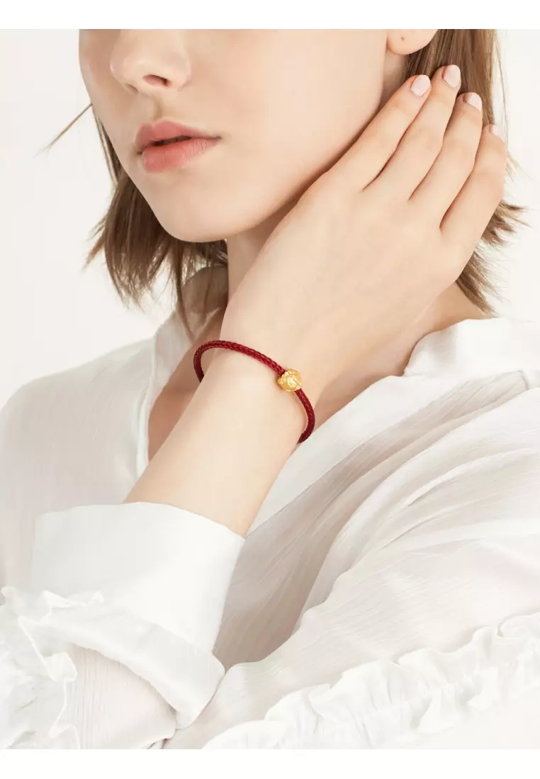 Charme 999 24K Gold Chinese Zodiac Sheep Charm 93698C (Bracelet not included)