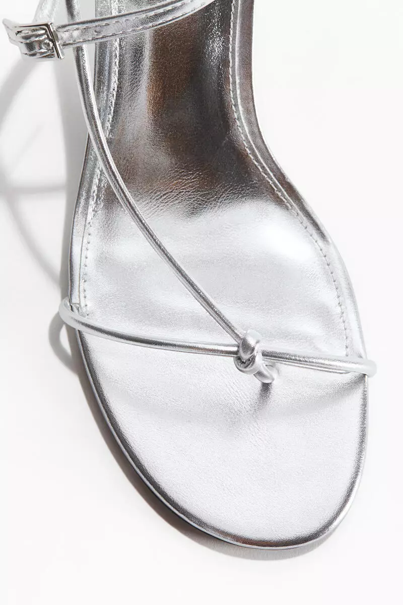 Heeled strappy sandals
