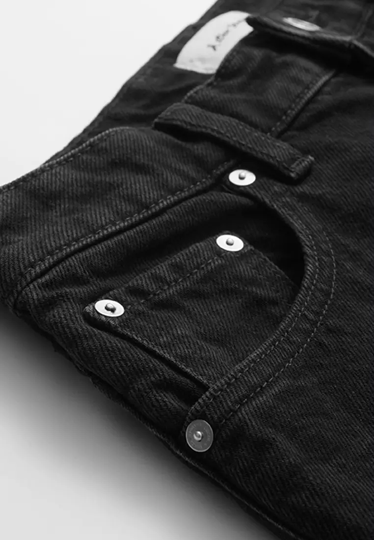 Wide-Leg Denim Shorts