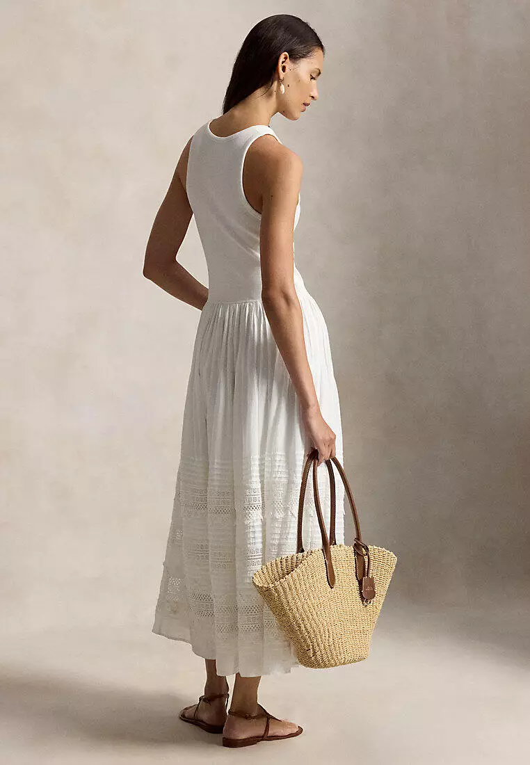 Polo Ralph Lauren Women Lace-Trim Tank Dress