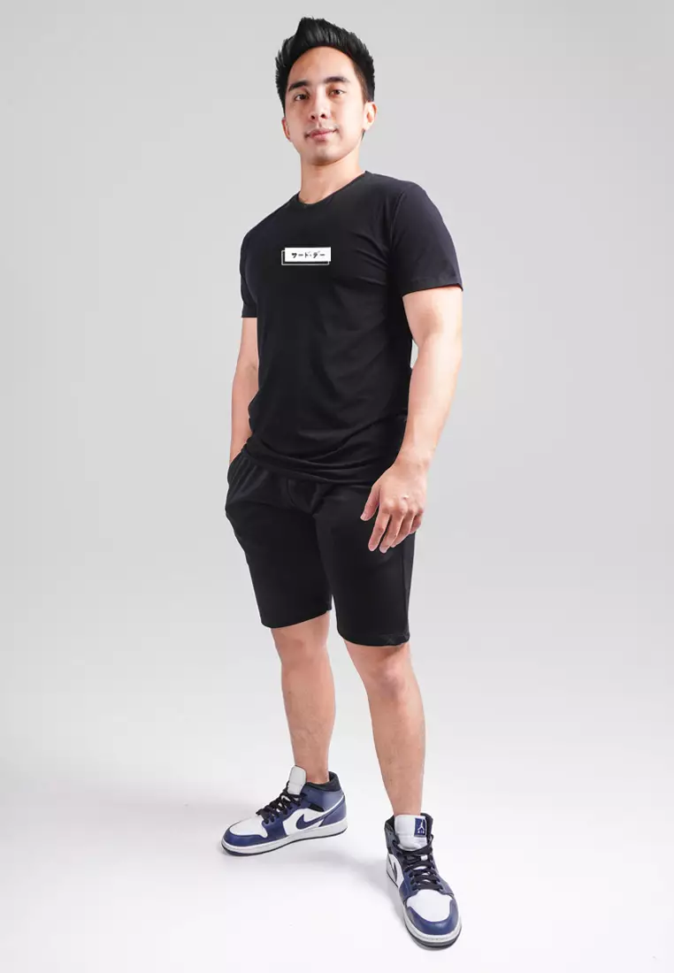 MTL69 Kaos Tshirt Pria Instacool Hatakana Box White Dateng Hitam