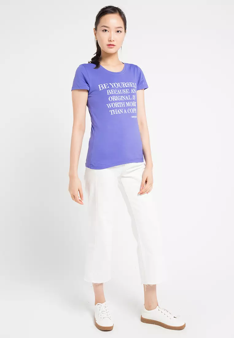 Print Be Your Self short sleeve Tshirt