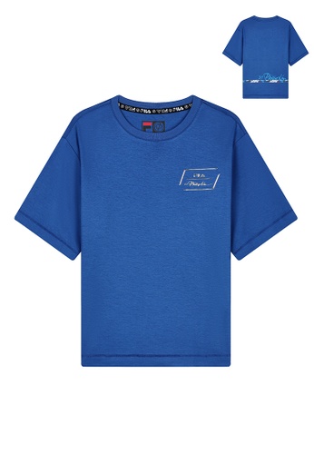 FILA blue Online Exclusive FILA KIDS x 3.1 Phillip Lim Logo Cotton T-shirt 8-16 yrs 788B9KA481366EGS_1