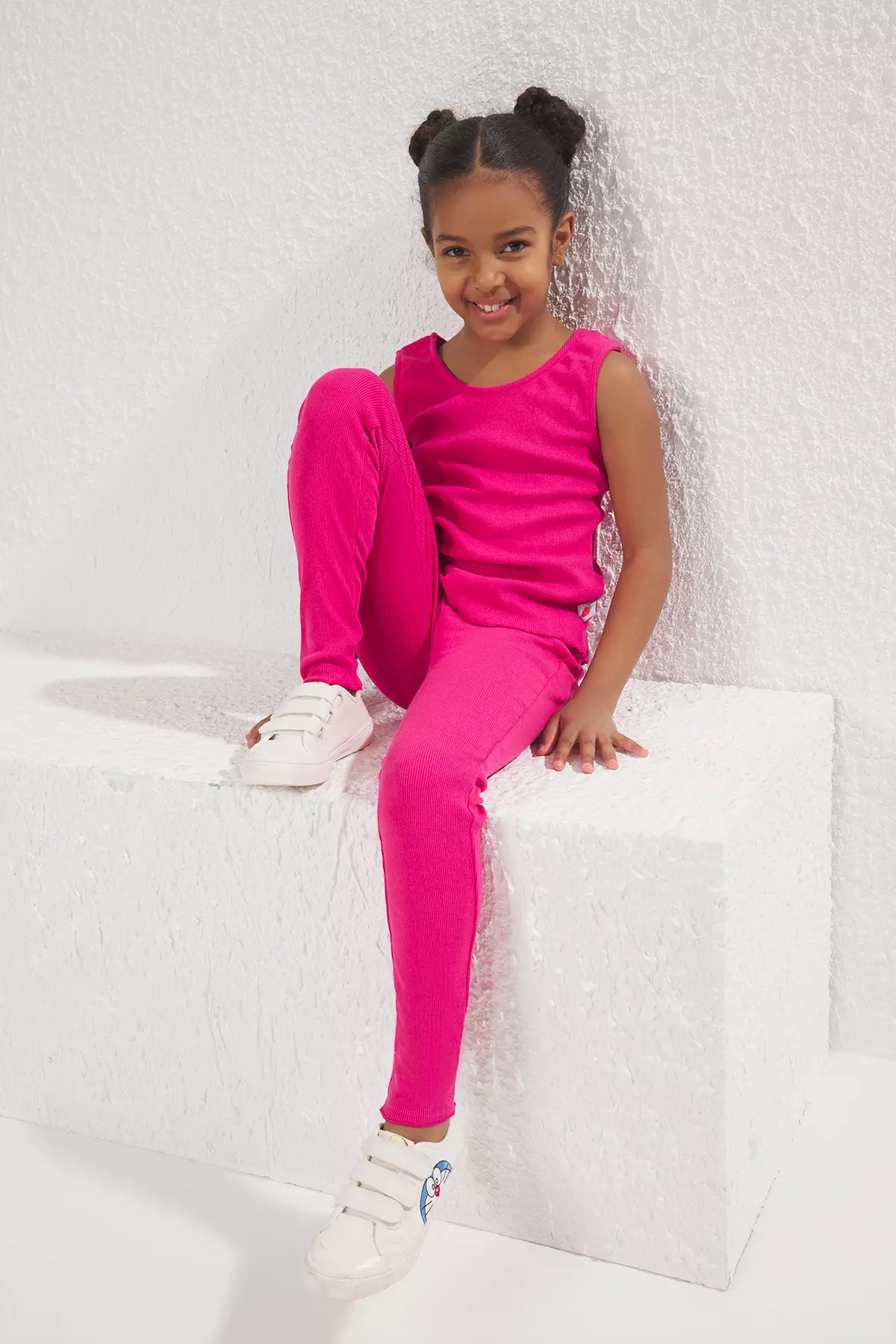 Basic Ribbed Top & Leggings Set