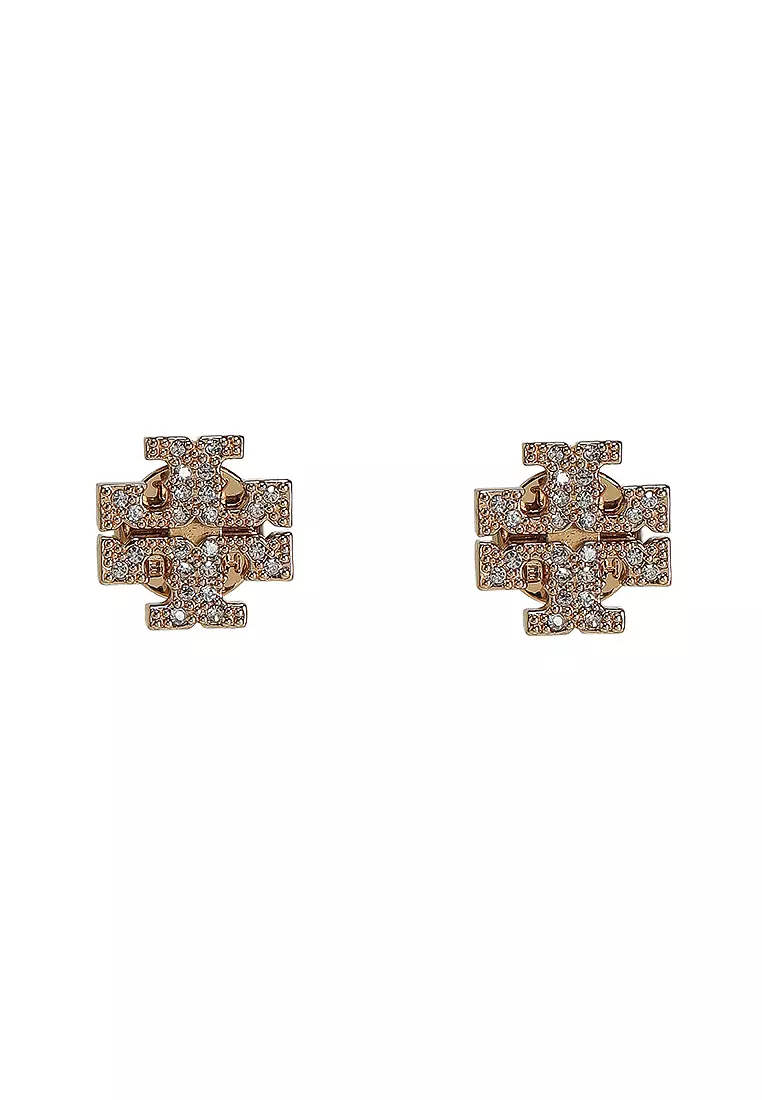 Kira Pavé Stud Earrings (tr)