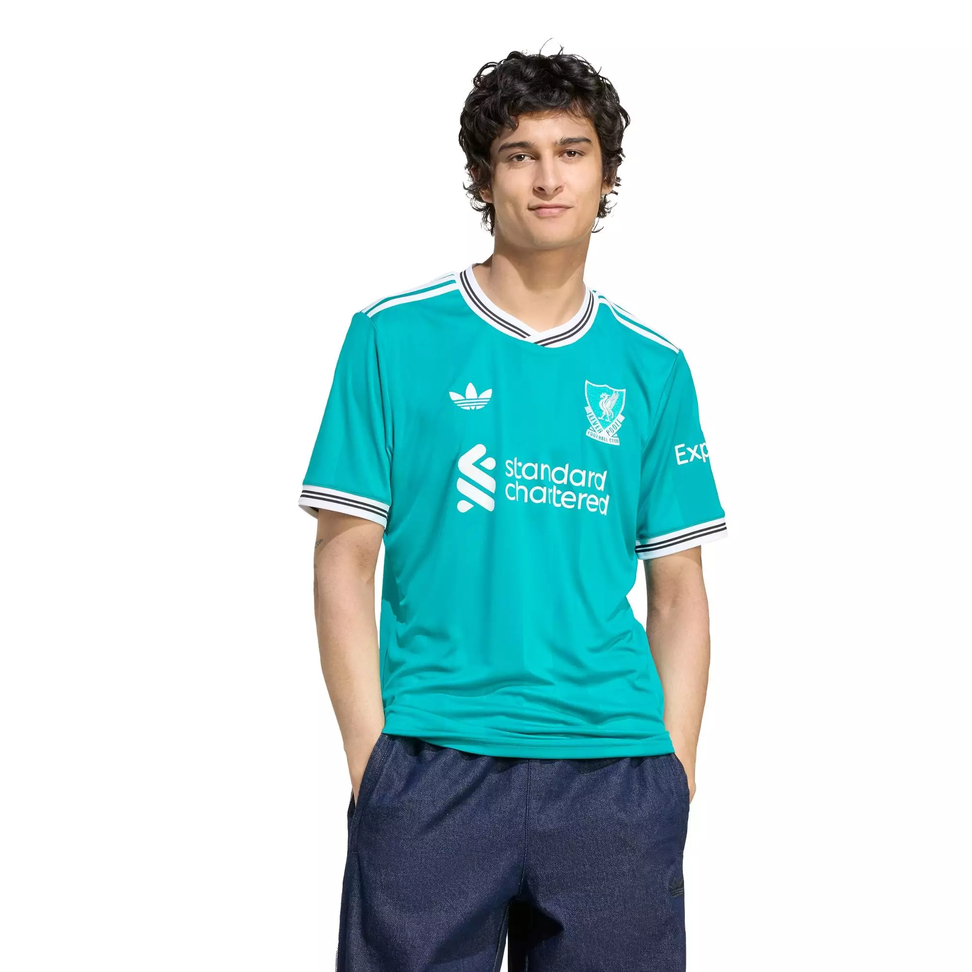 Football Liverpool FC 25/26 Third Jersey Men Green JV6428