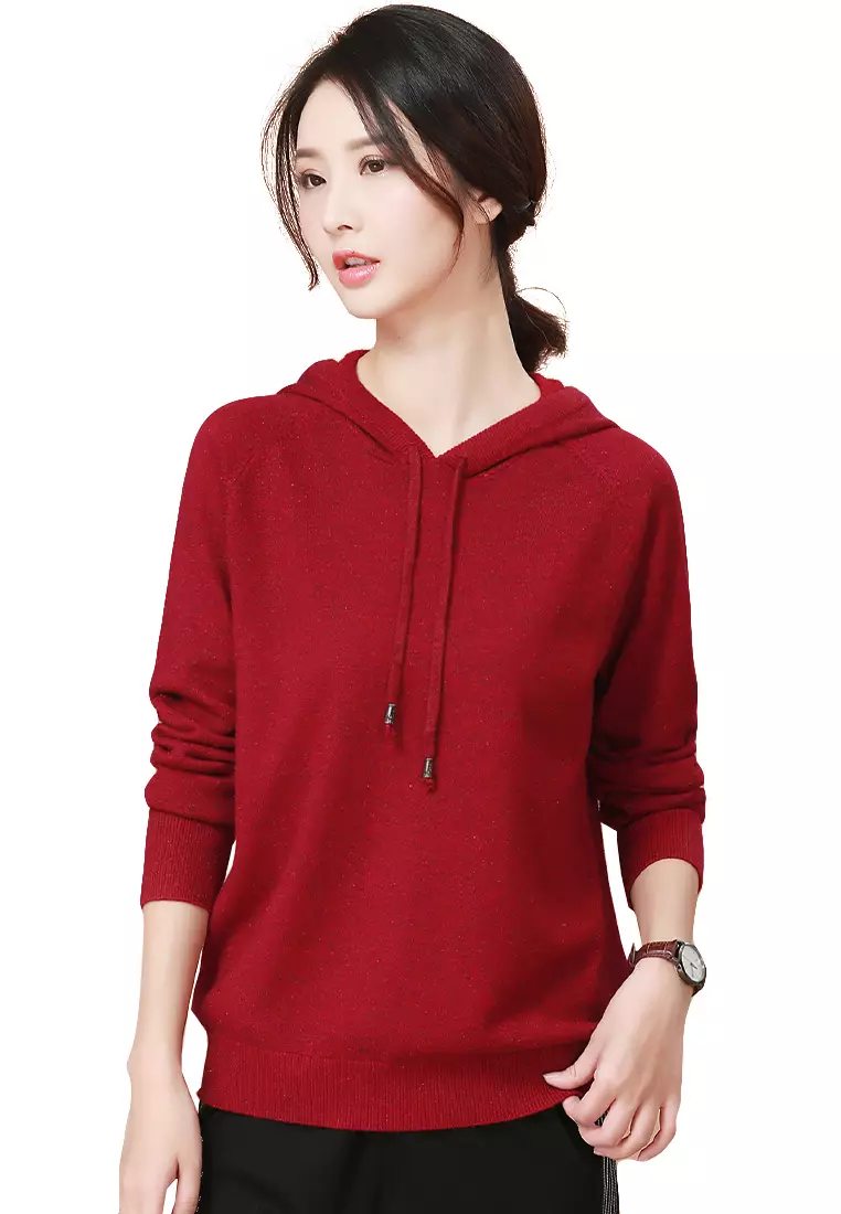 Red hoodie fashion hotsell