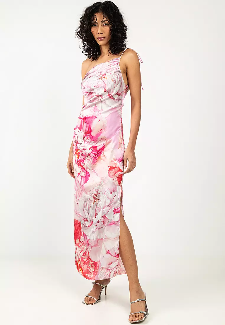 mango satin floral dress Maxi Dress Mango Satin Floral Dress MANGO Printed Satin Dress Endource
