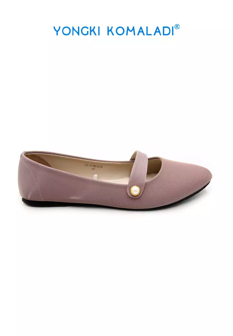 Jual Yongki Komaladi YONGKI KOMALADI FLAT SHOES OLEJM810 LILAC Original 2024 ZALORA Indonesia