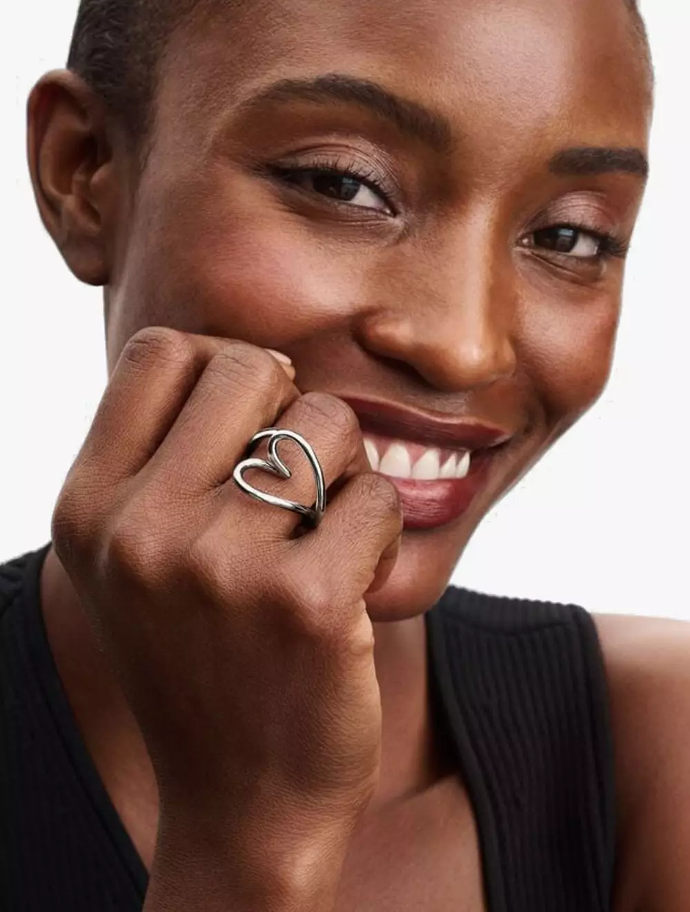 HEART STERLING SILVER RING