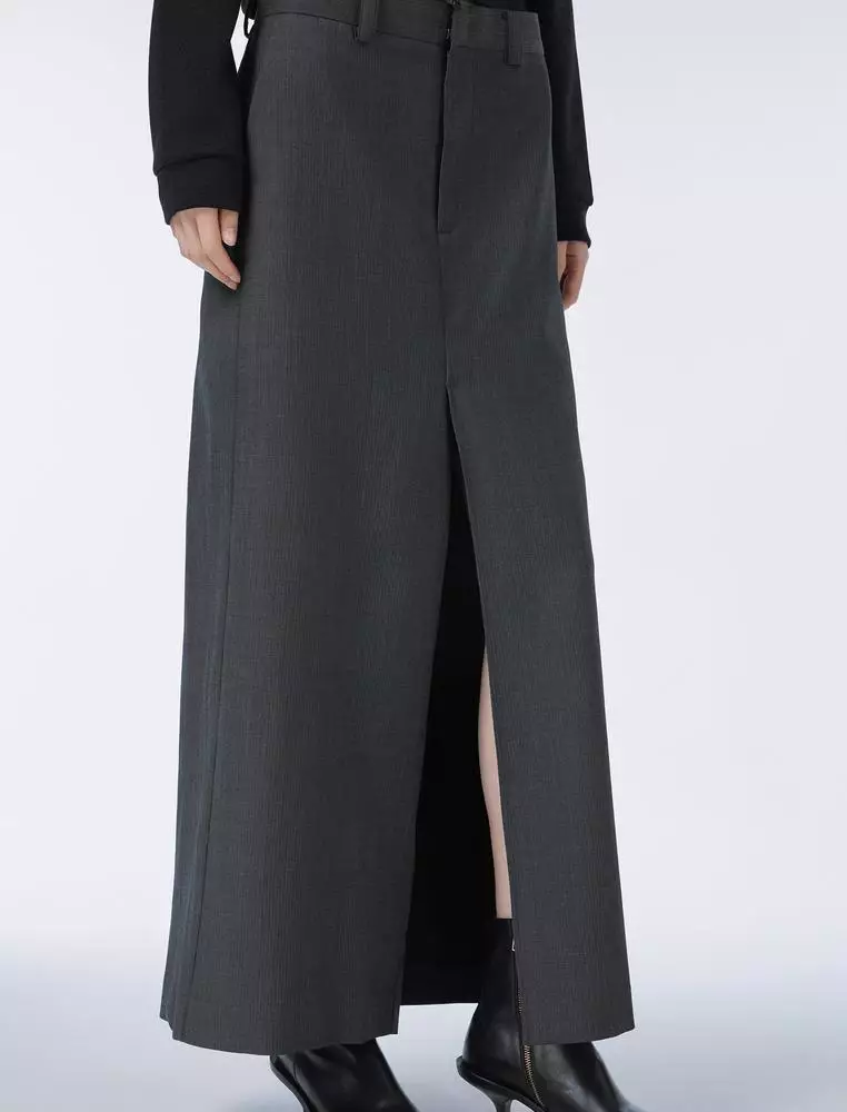 Straight Cut Panel Long Pants
