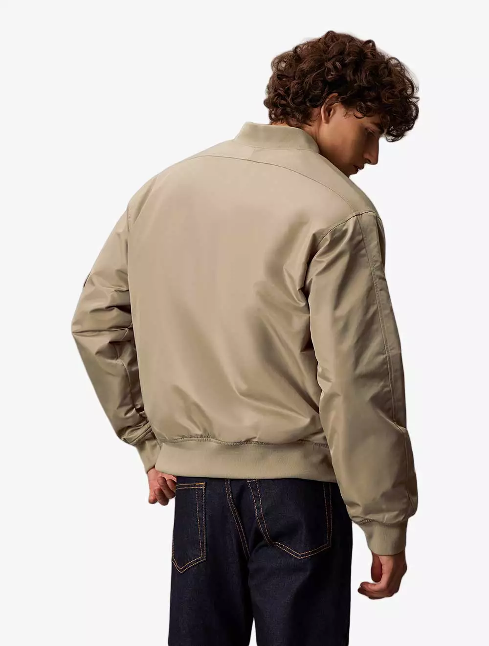 Calvin Klein - Hero Padded Nylon Bomber Jacket - Brown - brown