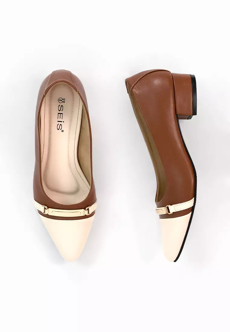 SEIS Livi Pantofel Wanita | Sepatu Kerja Wanita Hak 3 cm