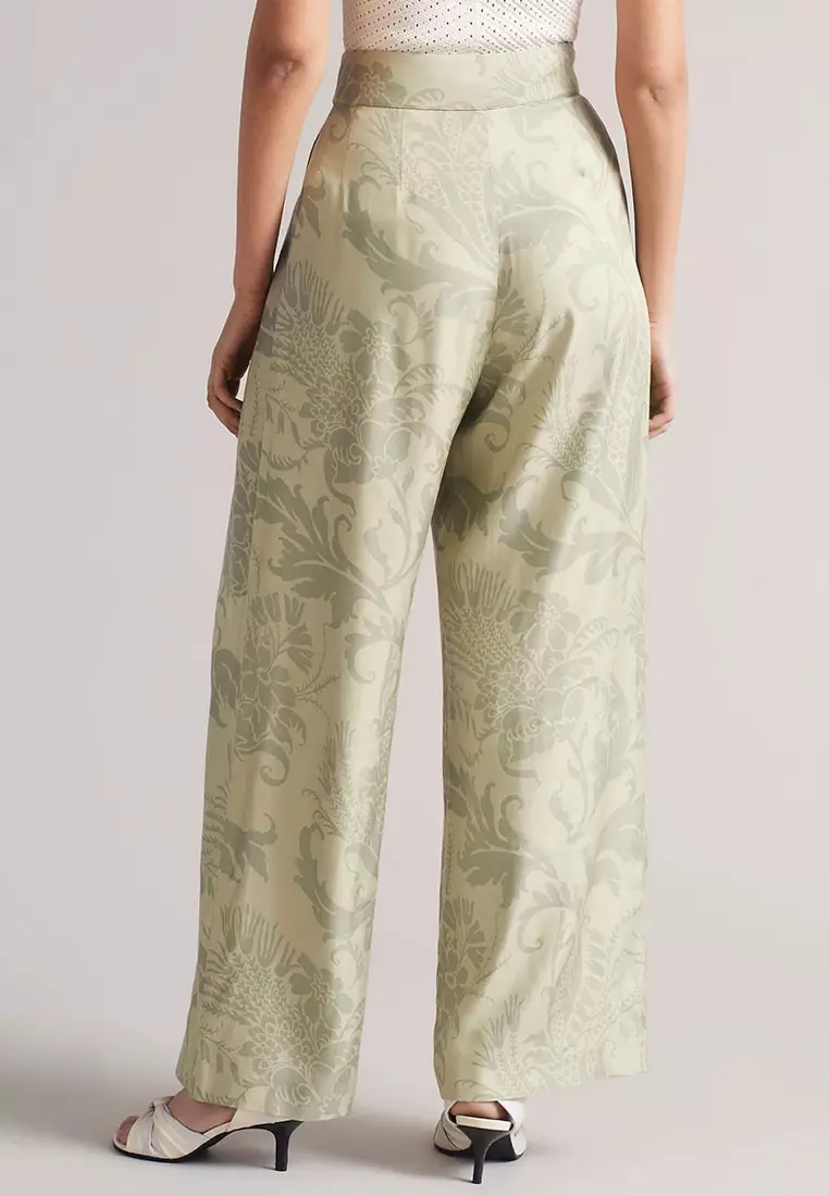 Pantalon Tailleur Femme Ted Baker 'Leg Room' - Taille 1 - Noir - Coupe Crop Wide - Neuf Avec étiquettes (BNWT)