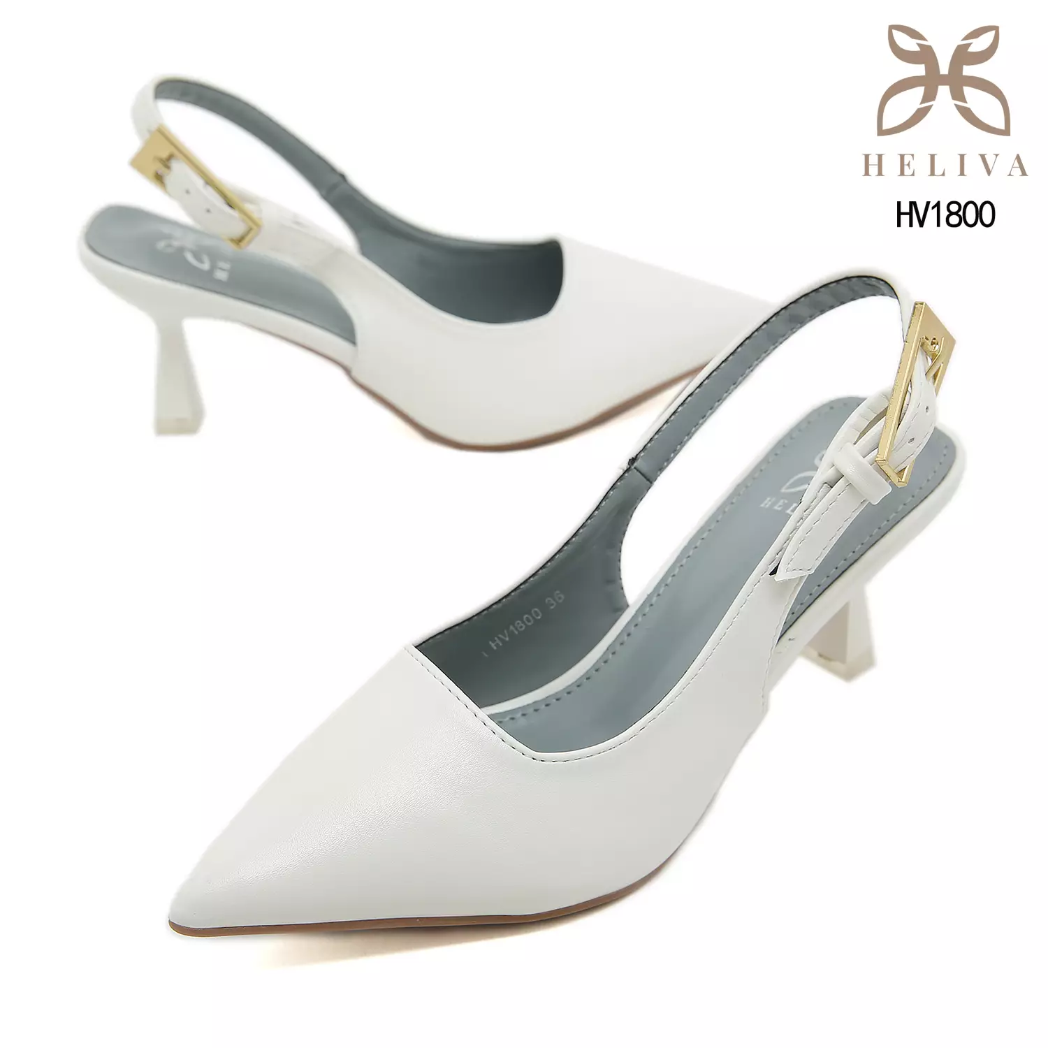 Heliva Paula Women High Heels Sling Back Sol 7cm