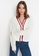 Trendyol white Knit Cardigan AD9DCAA8A2BCCBGS_4