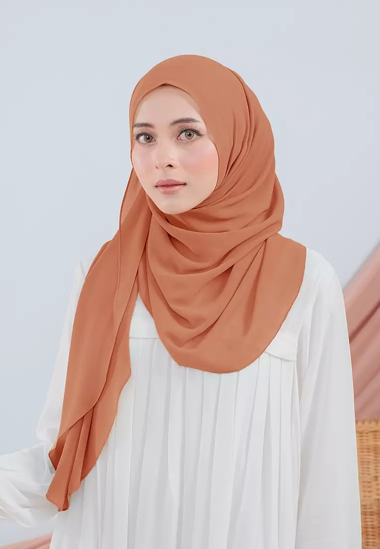 HIJAB INSTAN SABIYA - DUSTY BRICK