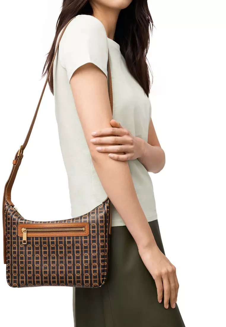Fossil Bag Fossil Cecilia Leather Top Zip Crossbody Bag - Macy's Fossil  Crossbody Bags For Women, image size:762x1100