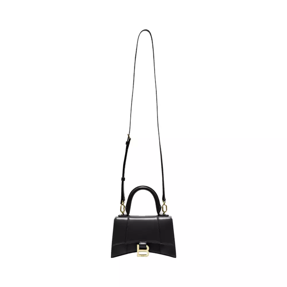 Jual BALENCIAGA Balenciaga Hourglass XS Top Handle Bag Smooth Shiny ...