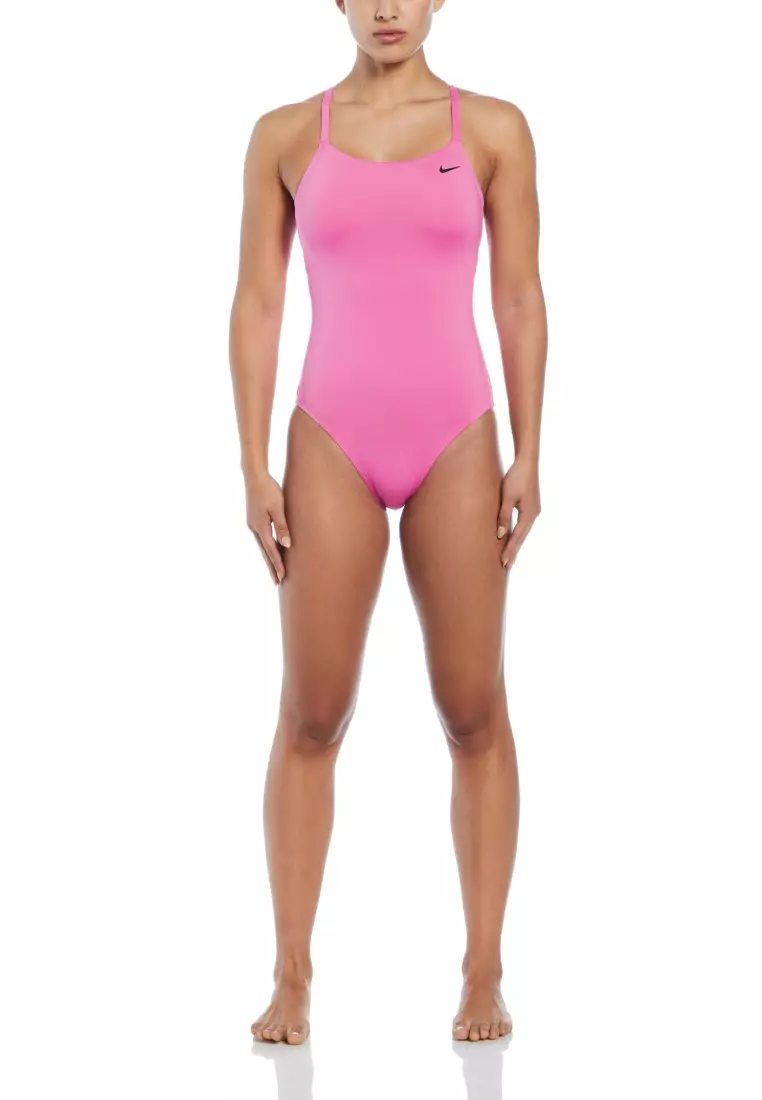 Lace Up Tie Back One Piece