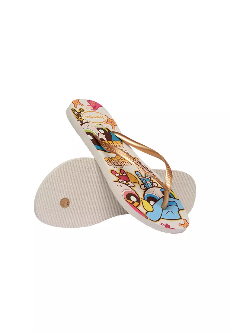 Slim Powerpuff Girls Warner Classics Flip Flops
