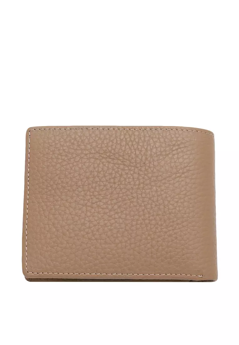 Men's RFID Genuine Leather Bi Fold Short Wallet