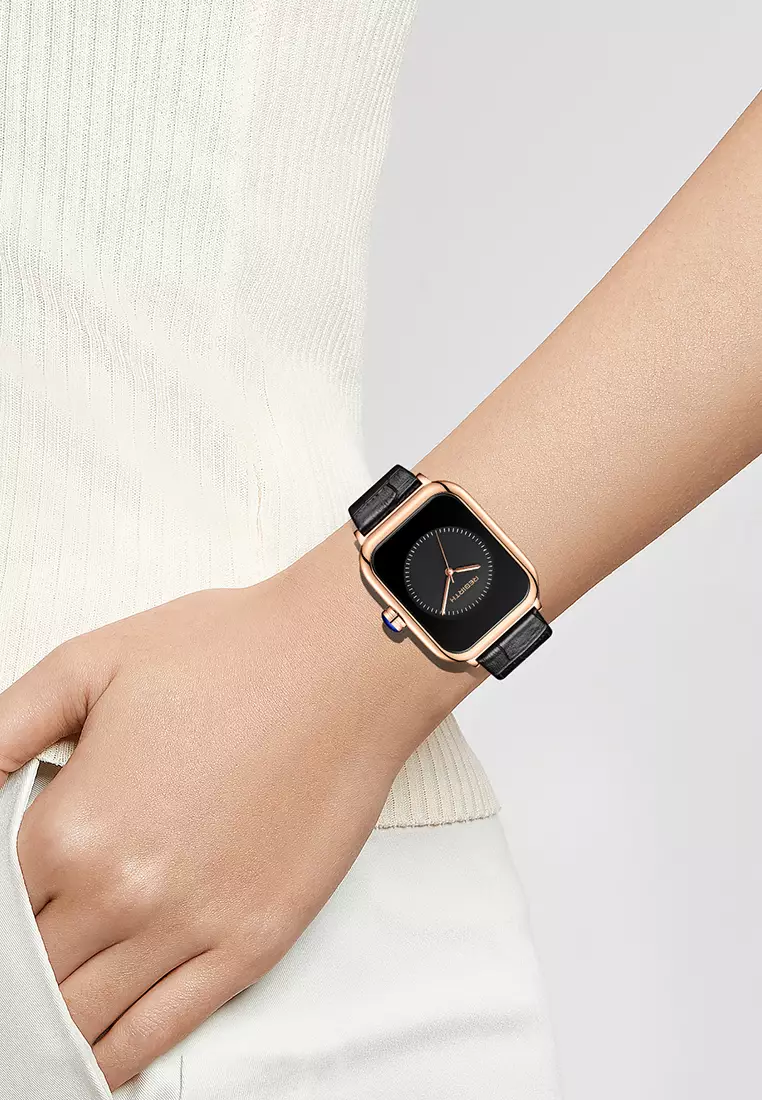 Jam Tangan Wanita top brand wanita mewah jam tangan qulit band quartz jam tangan Cewek populer