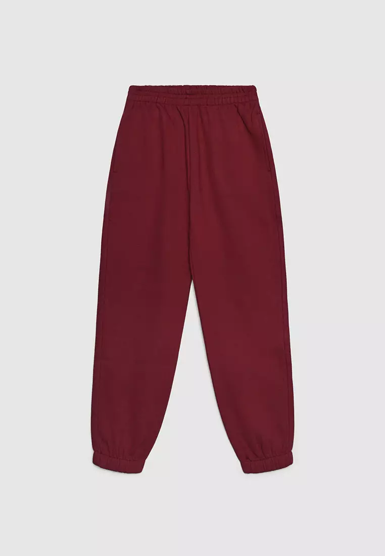 Women's Cuffed Elastic Waist Jogger Pants