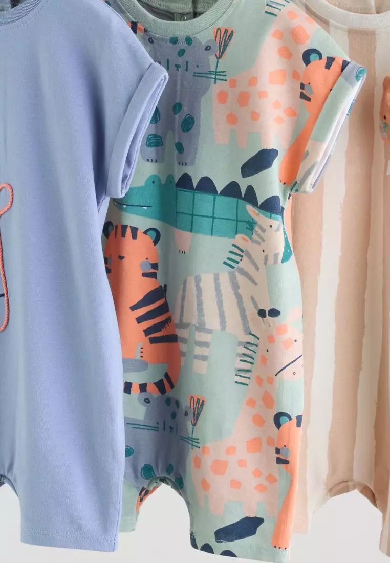Jersey Baby Rompers 3 Pack