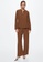 Mango brown Mao Collar Blouse 5AA7CAA4370218GS_5