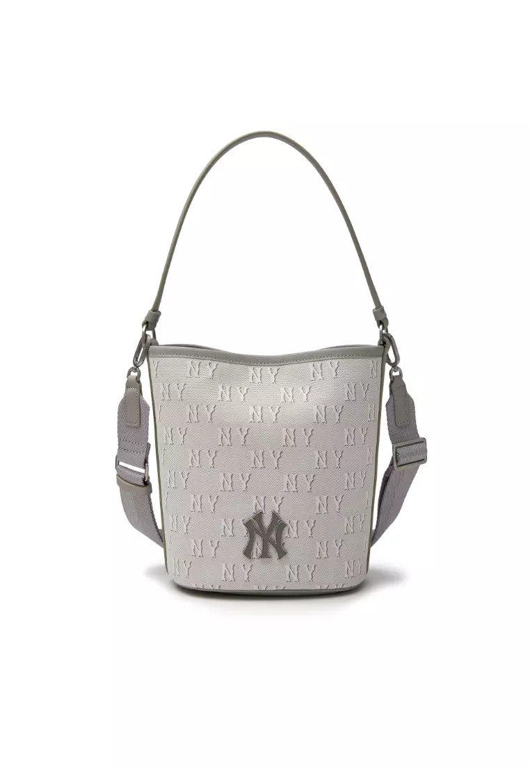 ハンドバッグ [ MLB ] CLASSIC MONOGRAM JAQUARD BUCKET BAG MLB ] CLASSIC MONOGRAM JAQUARD NEW BUCKET BAG (MLB Korea