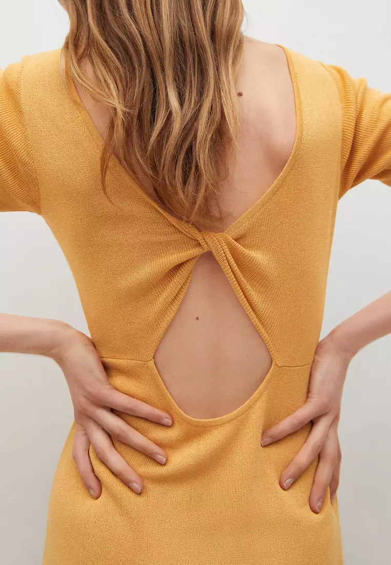 Side Slit Knit Dress