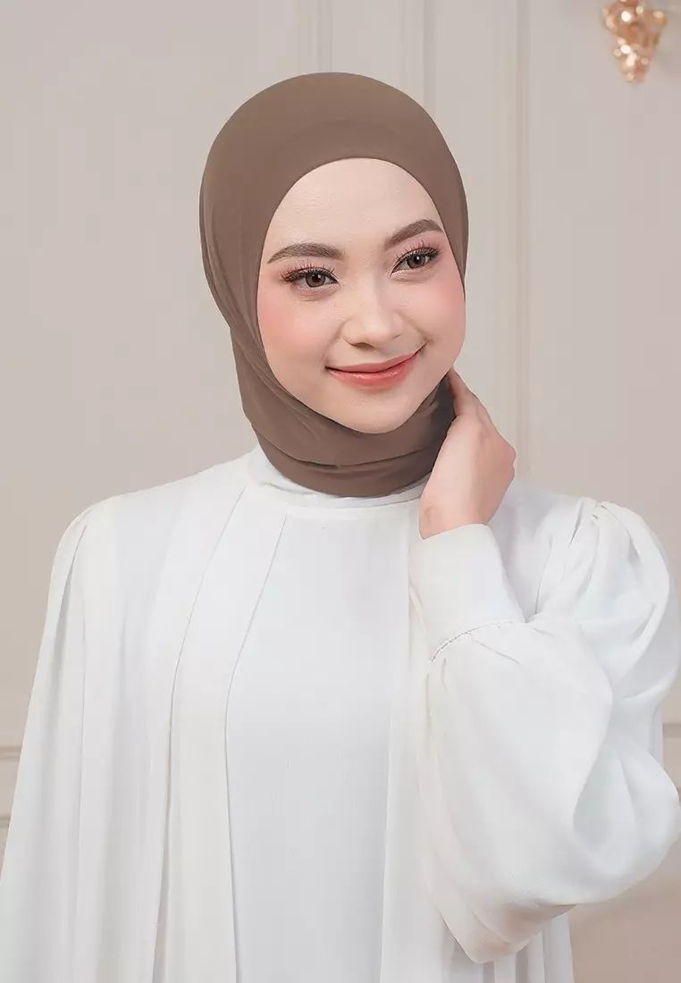 HIJAB INSTAN QIARA - COFFEE
