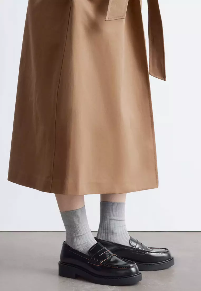 Chunky Leather Loafers
