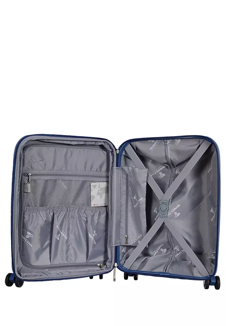 Travel Time Trolley Case HY820 - 20 inch Pink Blue