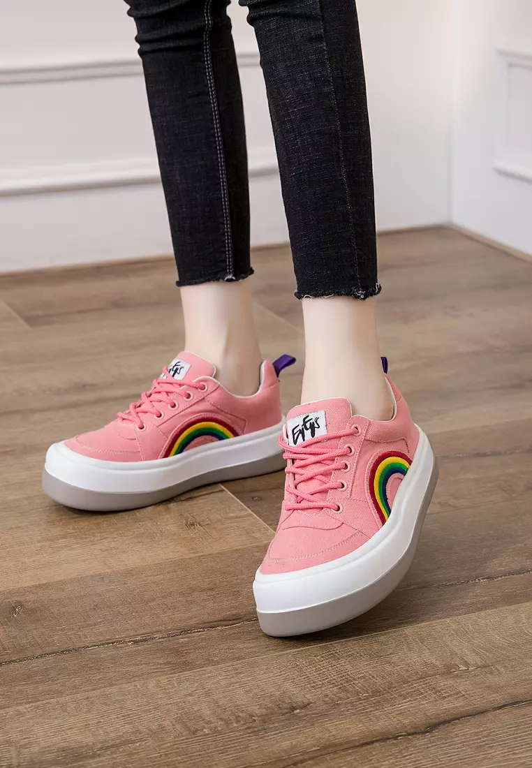 Girls platform cheap sneakers