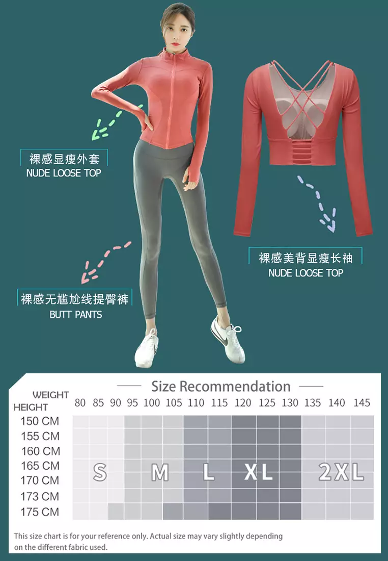 (3PCS) Quick Dry Running Fitness Yoga Dance Set (Tops+Bra+Bottoms)