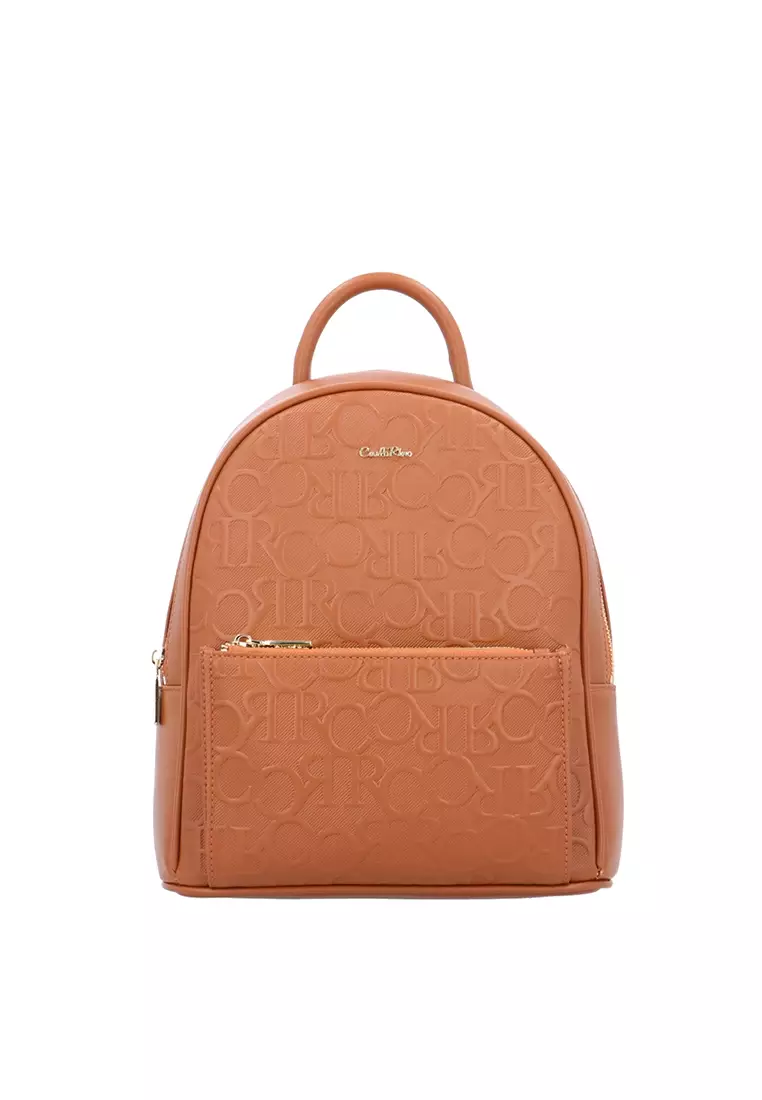 Buy Carlo Rino CR Sienna Backpack - Brown 2026 Online | ZALORA