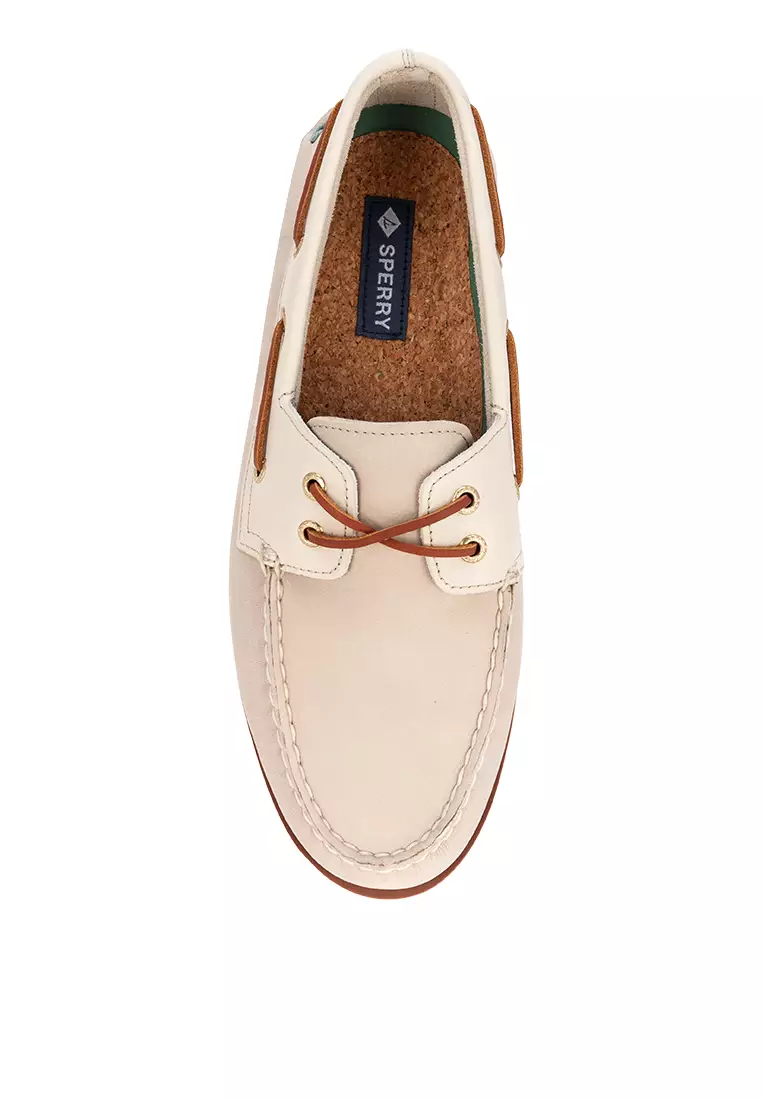 Men's Authentic Original™ 2-Eye Double Sole Boat Shoe Mixed Cream