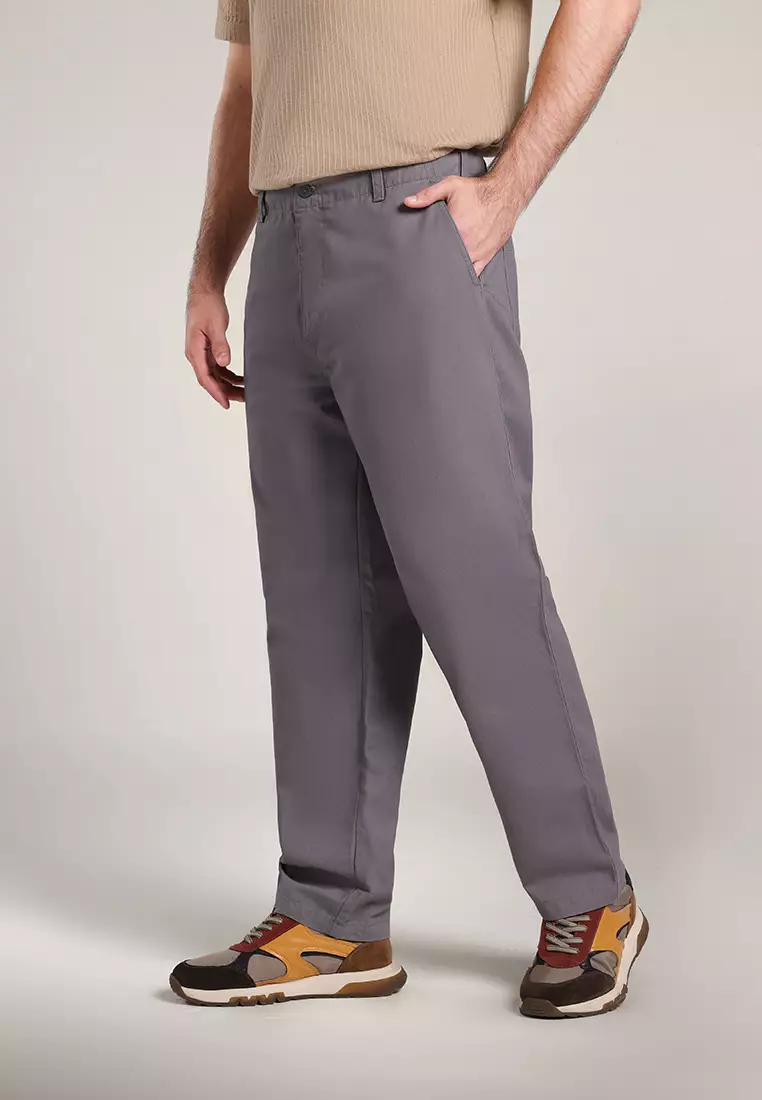 MOC Celana Panjang Pria Comfort Fit BOXWEL - DARK GREY