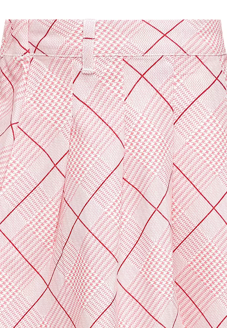 Qna Girl Mykonos Rok Kun Pendek Anak Pink Muda