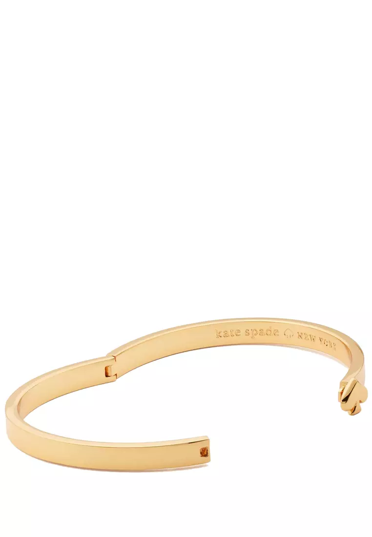 Kate Spade Everyday Spade Thin Metal Bangle Bracelet in Gold o0ru3143