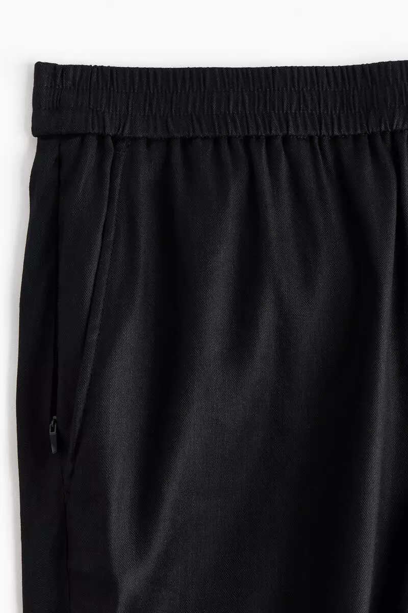 Relaxed Fit Linen-blend shorts