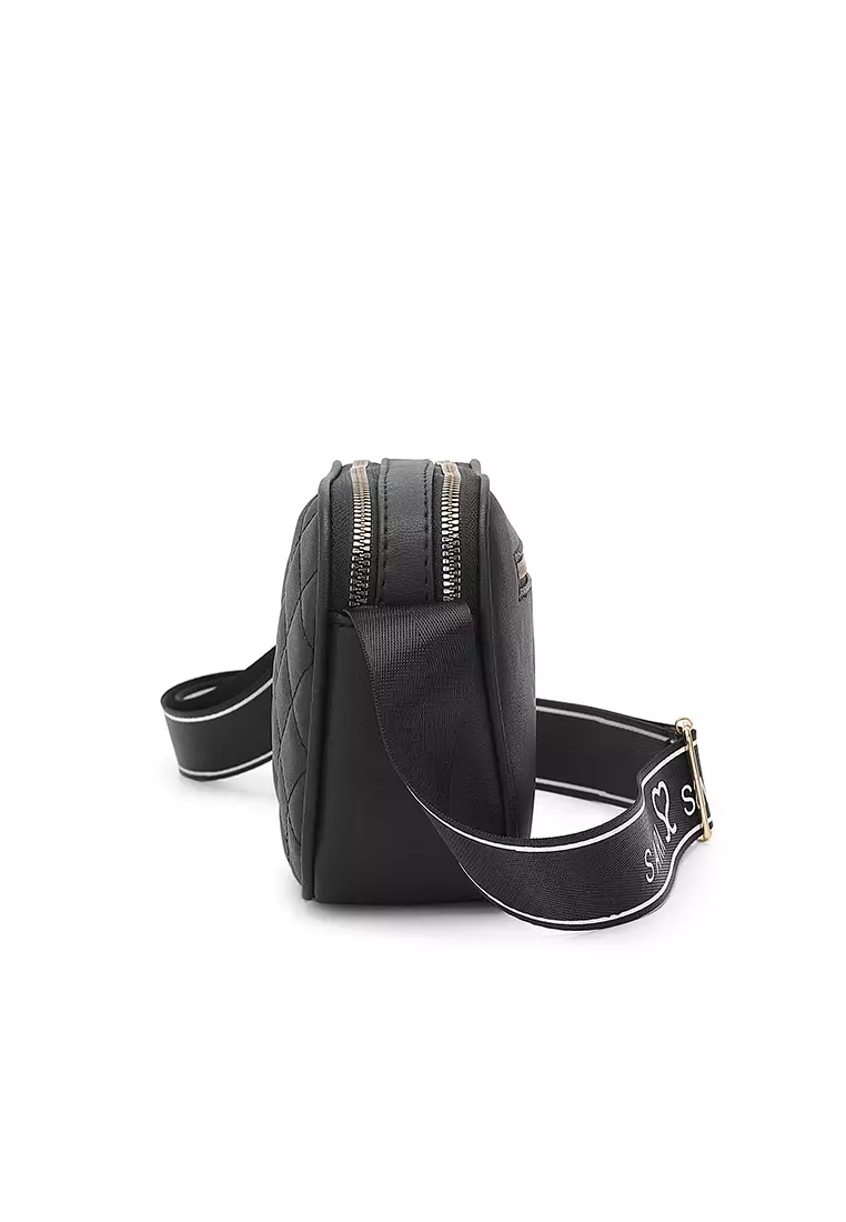 Women's Sling Bag / Crossbody Bag - Black