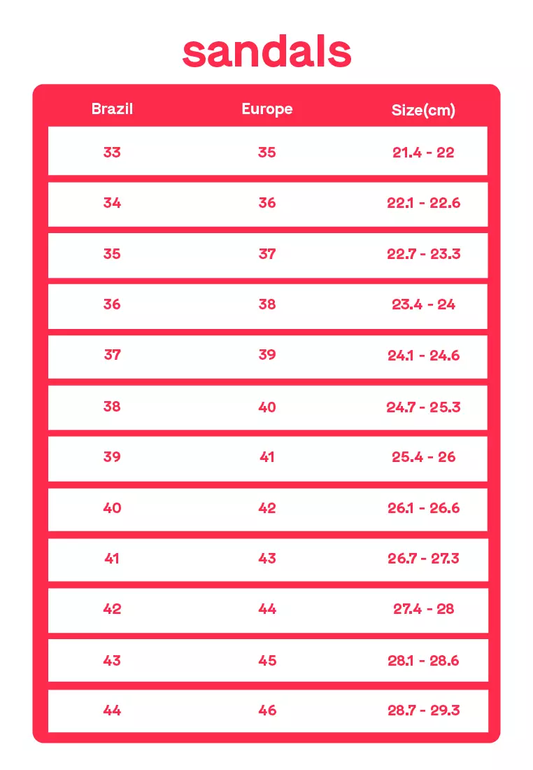 Size Chart Philippines Mens Size In Havaianas Boys Monster