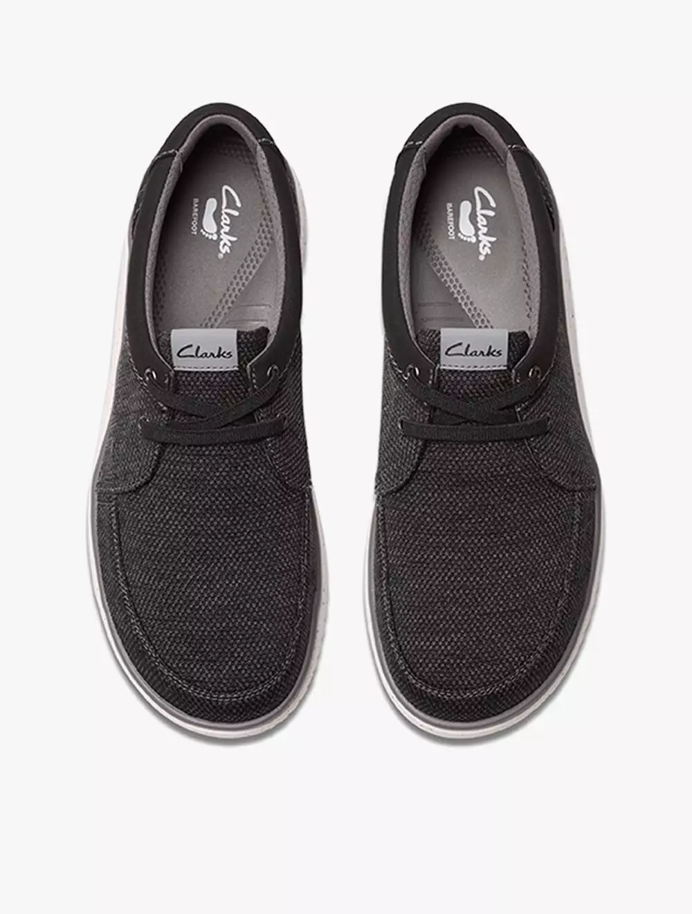 Zapatos de hombre RelaxLite Low de ante negro con cordones | Clarks